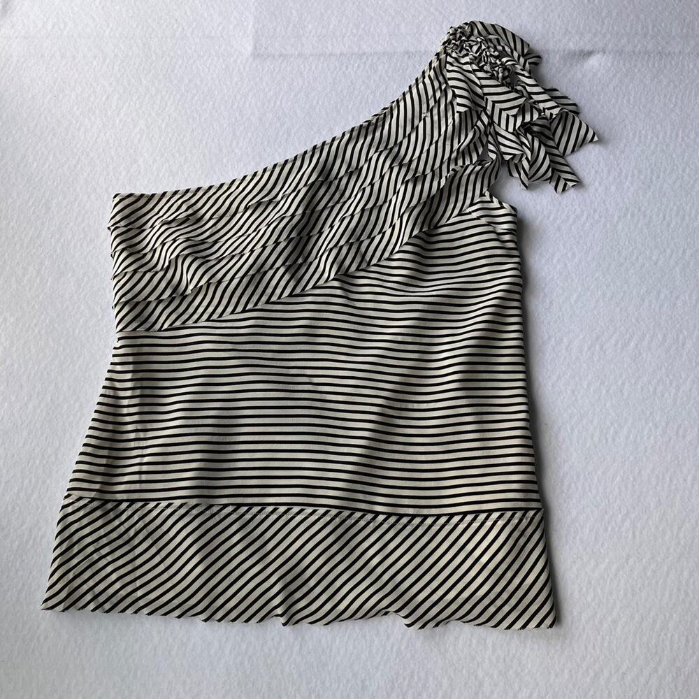100% silk exterior bcbgmaxazria top